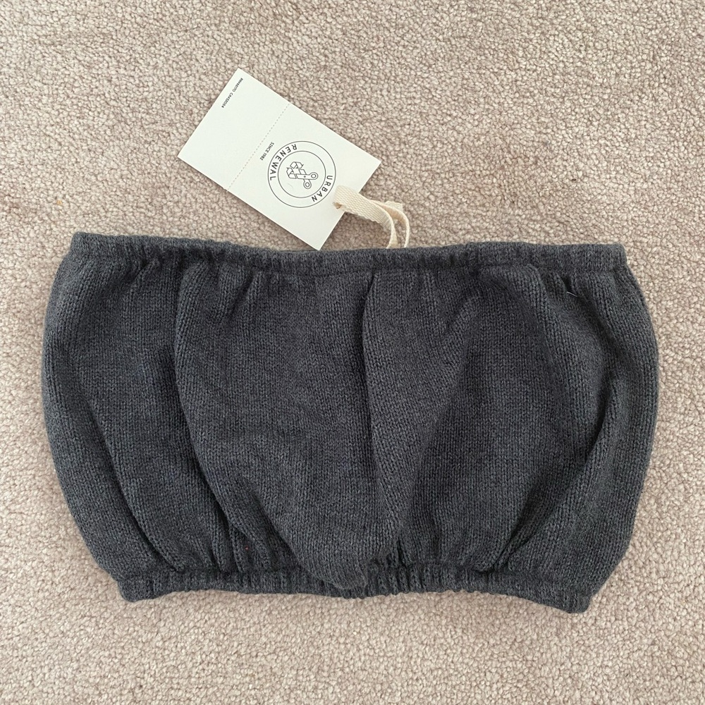 Urban Outfitters Urban Renewal M/L Knit Bandeau Tube Top